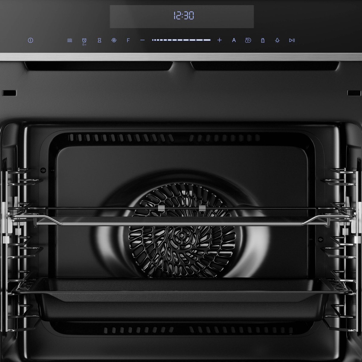 Inventum IMC6035RT Inbouw combi-oven 72L Zwart/RVS