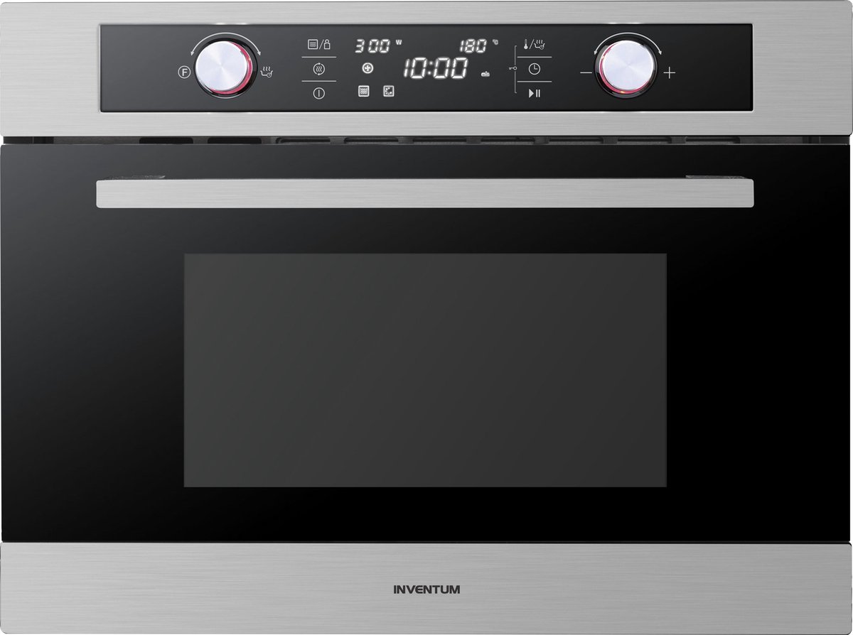 De Inventum IMC6044RK combi-oven inbouw RVS/Zwart in één oogopslag