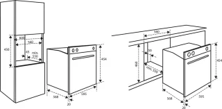 Inventum IMC6044RK combi-oven inbouw RVS/Zwart