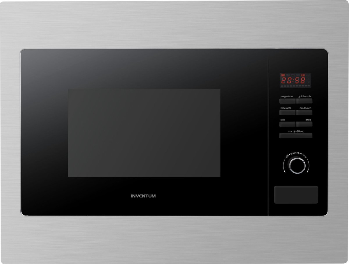 De Inventum IMC6125F Inbouw combi-oven 25L RVS/Zwart in één oogopslag
