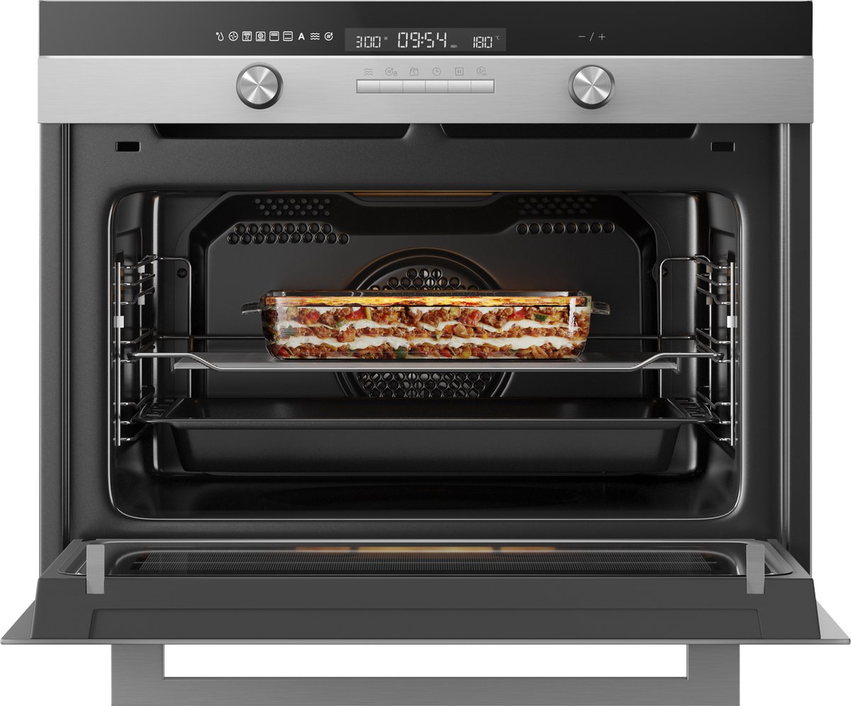 Inventum IMC6150RK Inbouw Combi-Oven 50L Zwart/RVS