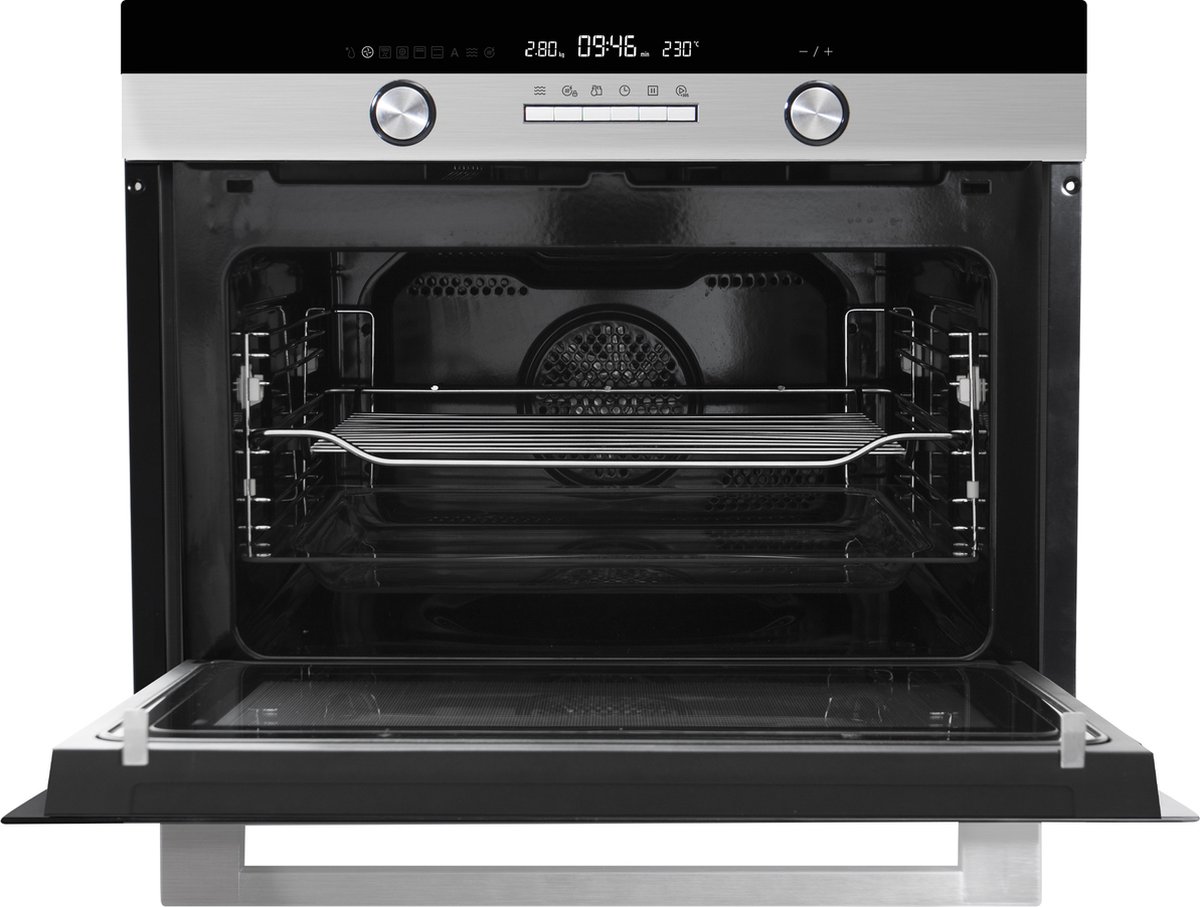 Inventum IMC6150RK Inbouw Combi-Oven 50L Zwart/RVS