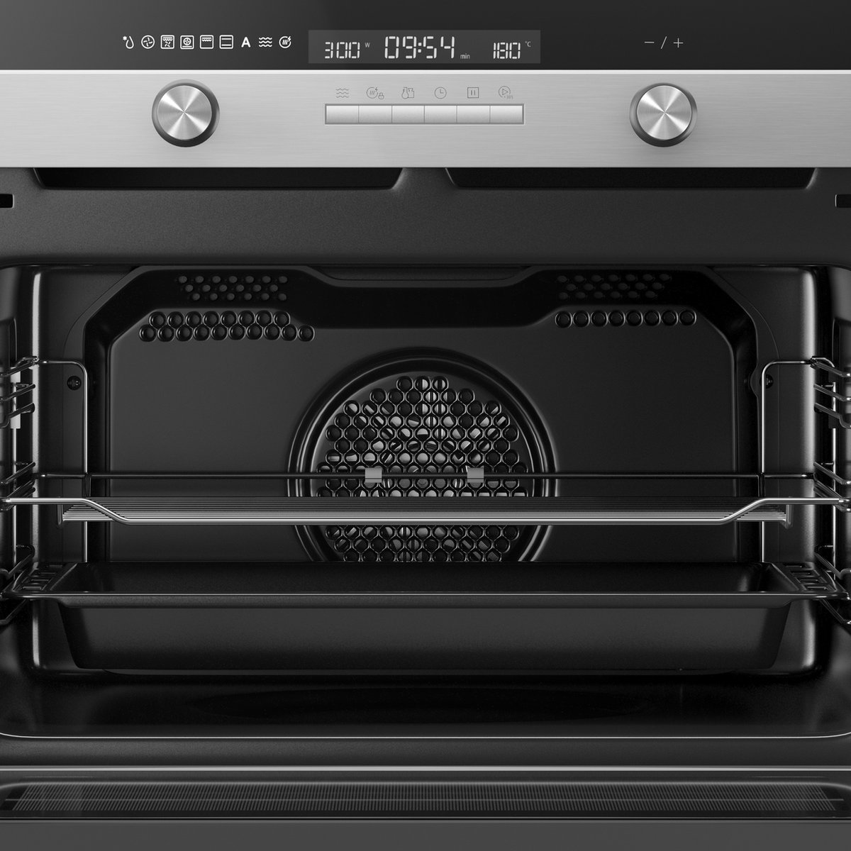 Inventum IMC6150RK Inbouw Combi-Oven 50L Zwart/RVS