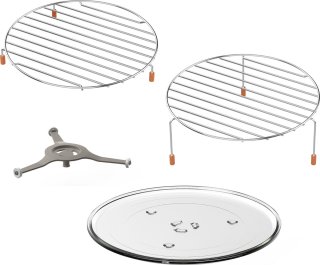 Inventum MN237CB vrijstaande combimagnetron zwart