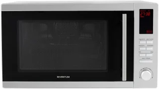 Inventum MN255C Vrijstaande Combimagnetron RVS/Zwart