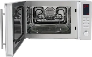 Inventum MN255C Vrijstaande Combimagnetron RVS/Zwart