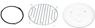 Inventum MN255C Vrijstaande Combimagnetron RVS/Zwart