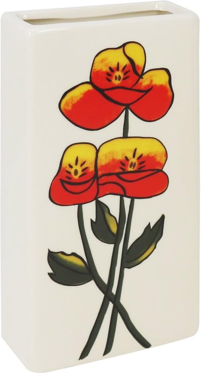 Keramische Luchtbevochtiger Bloemmotief 3-pack