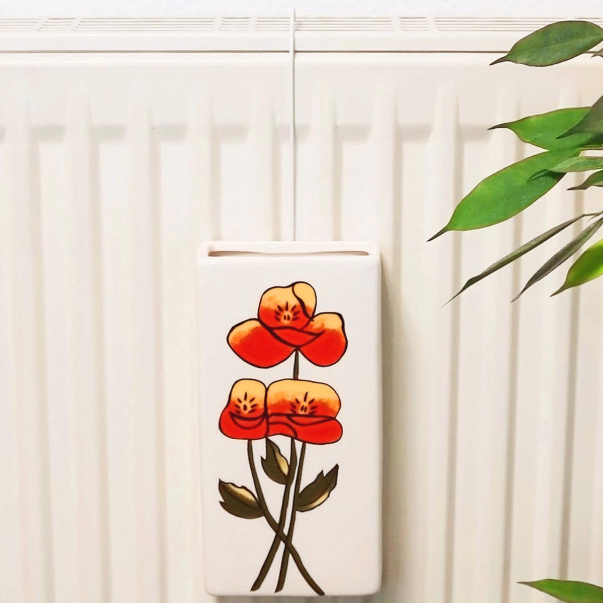 Keramische Luchtbevochtiger Bloemmotief 3-pack