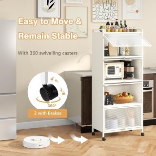 Wat vinden we goed aan de Keukenopbergkast met magnetronstandaard