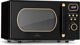 Klarstein Magnetron met Grill 20 L RVS Zwart