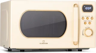 Klarstein Magnetron met grill RVS/Crème