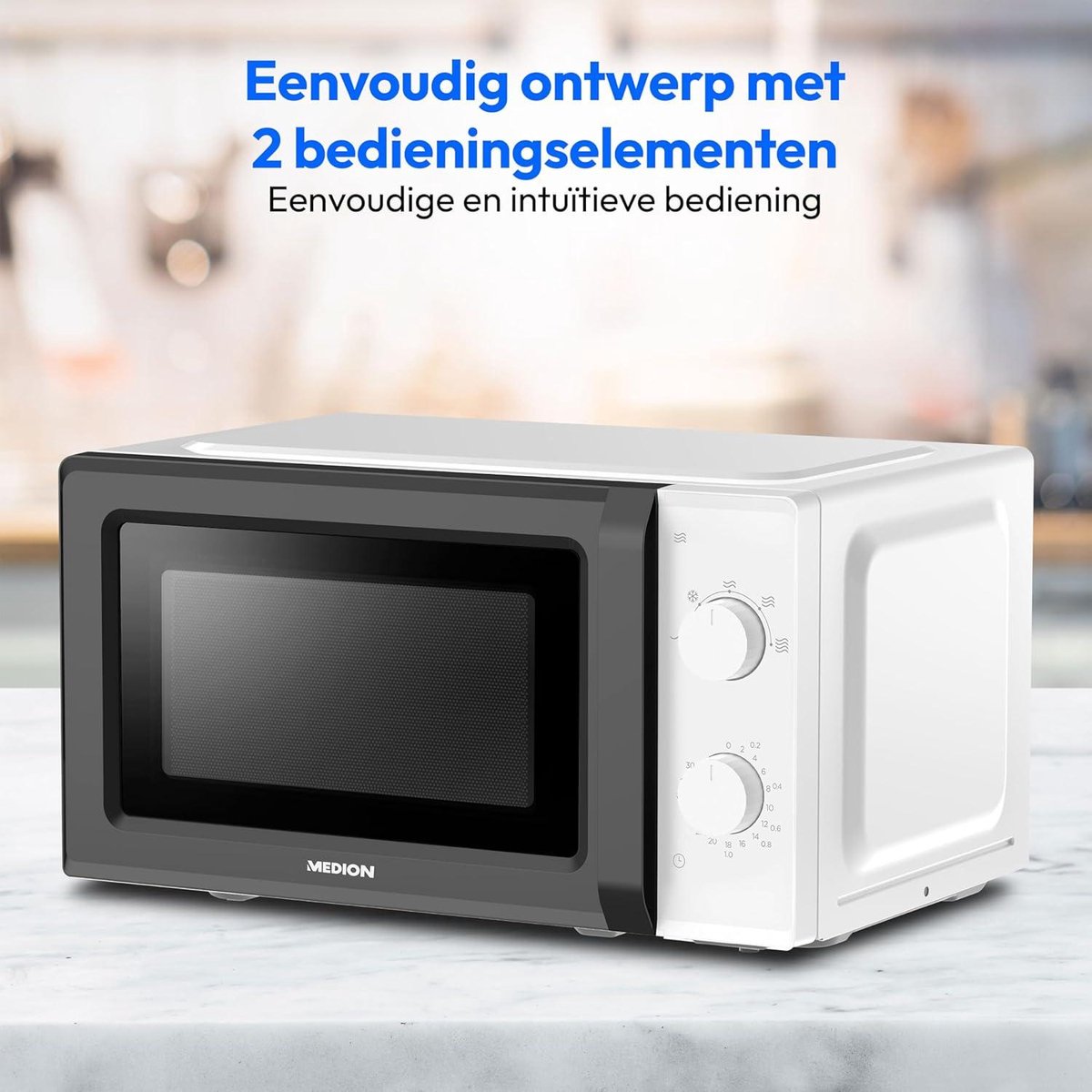 Wat vinden we goed aan de Magnetron 20L 700W wit compact klein