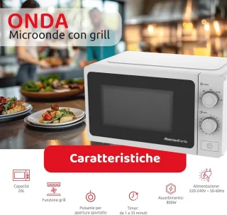Magnetron 20L met grill
