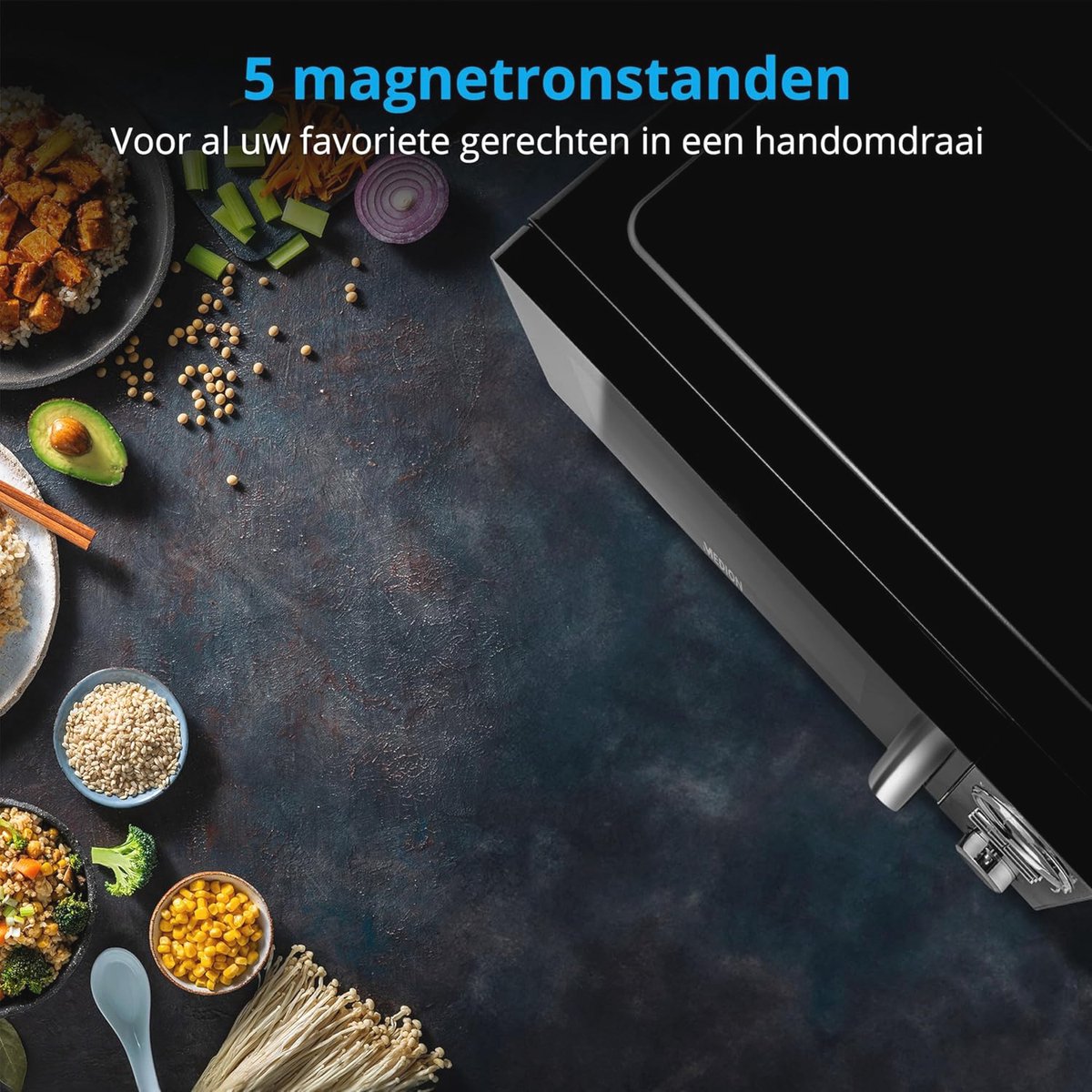 Magnetron 3-in-1 23L 900W met Grill en Hetelucht