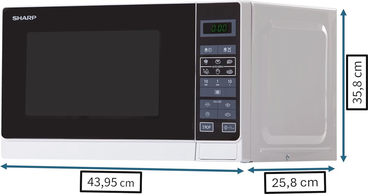 Magnetron 800W 20L