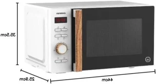 Magnetron met grill 20 liter wit