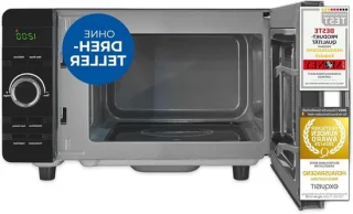 Magnetron met grill - 20 liter - zwart