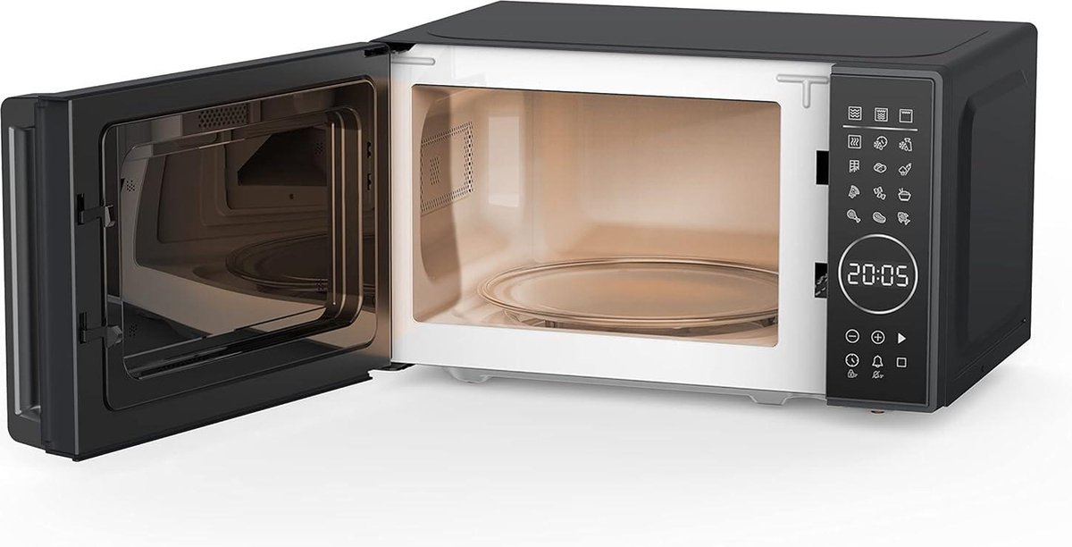 Magnetron Met Grill 20L 1000W Zwart