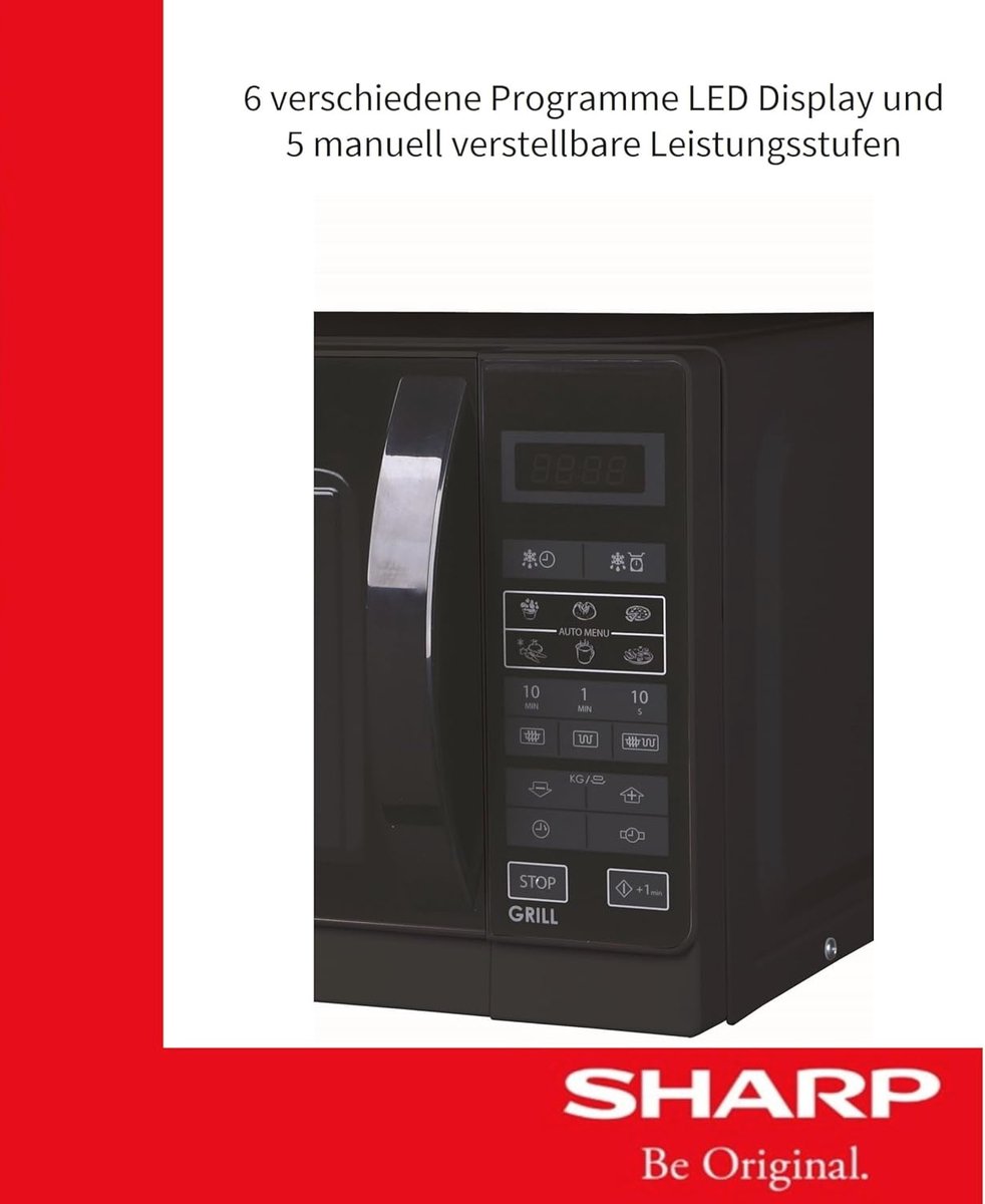 Magnetron met Grill 20L Zwart