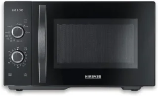 Magnetron met grill en oven combi 25 liter zwart