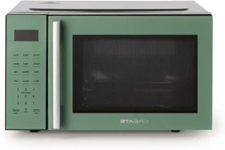 Magnetron met grill en ovenfunctie 23 liter groen