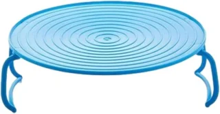 Magnetron stapelaar dubbele plaat 23.5 cm blauw