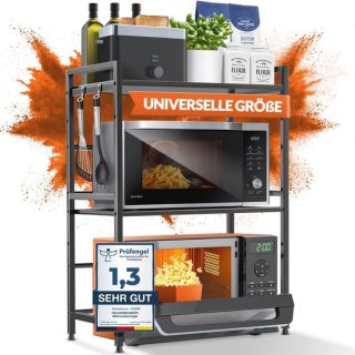 Ruimtewinst en stijl: het 3-laags magnetronrek voor je keuken