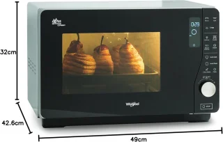 MedahomeStore Vrijstaande Combi Magnetron 25L Zilver