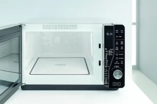 MedahomeStore Vrijstaande Combi Magnetron 25L Zilver