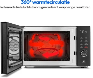 MEDION magnetron MD12031 met grill en convectie 23L staal