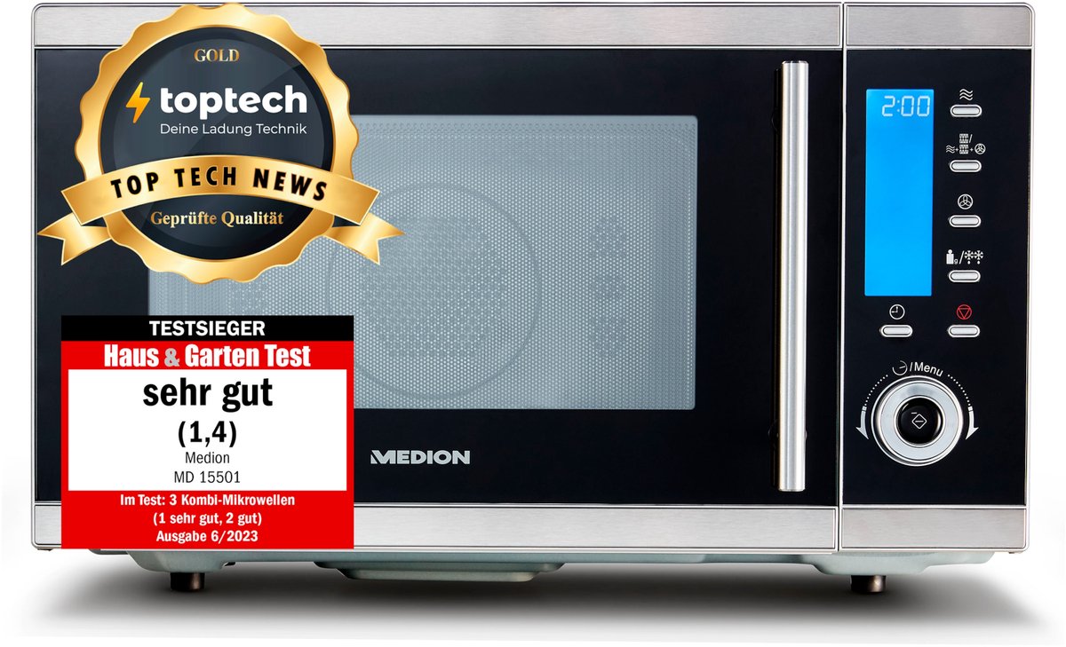MEDION Magnetron met Grill MD 15501 25L
