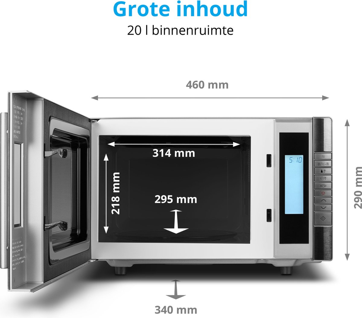 Wat vinden we goed aan de MEDION MD 14482 Magnetron met Grill 20L