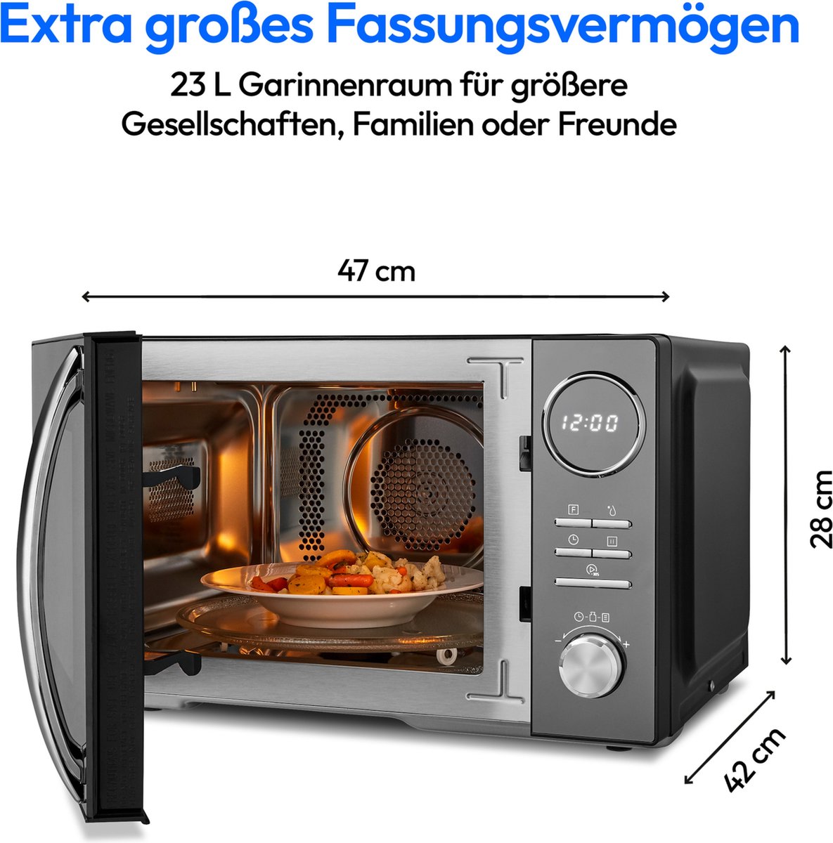 MEDION MD11493 3-in-1 magnetron zwart