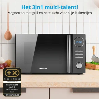 MEDION MD11493 3-in-1 magnetron zwart