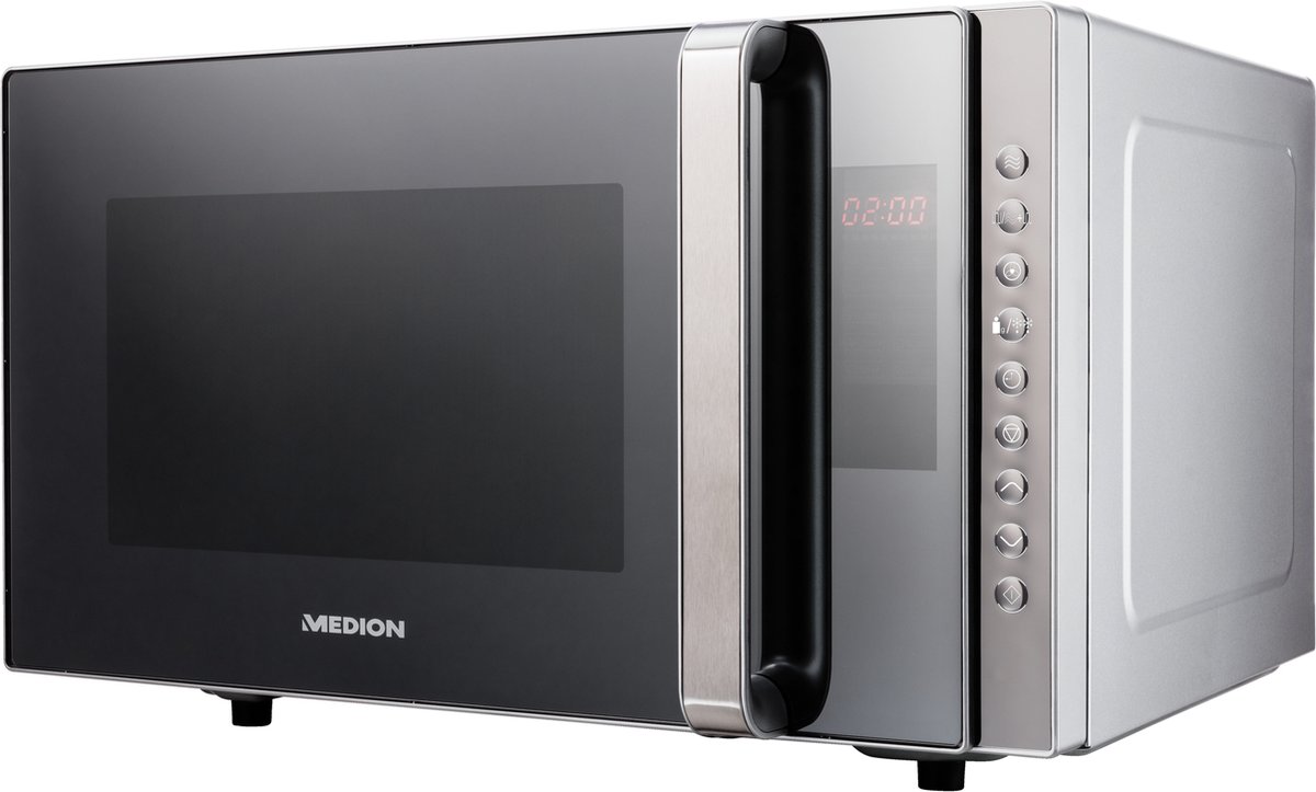 Wat vinden we goed aan de MEDION MD17495 3-in-1 magnetron zilver 23L