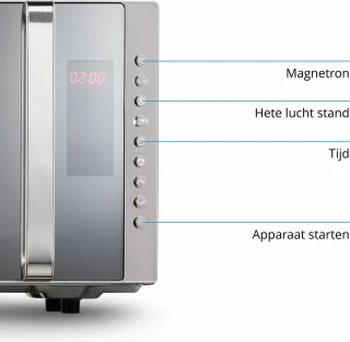MEDION MD17495 3-in-1 magnetron zilver 23L