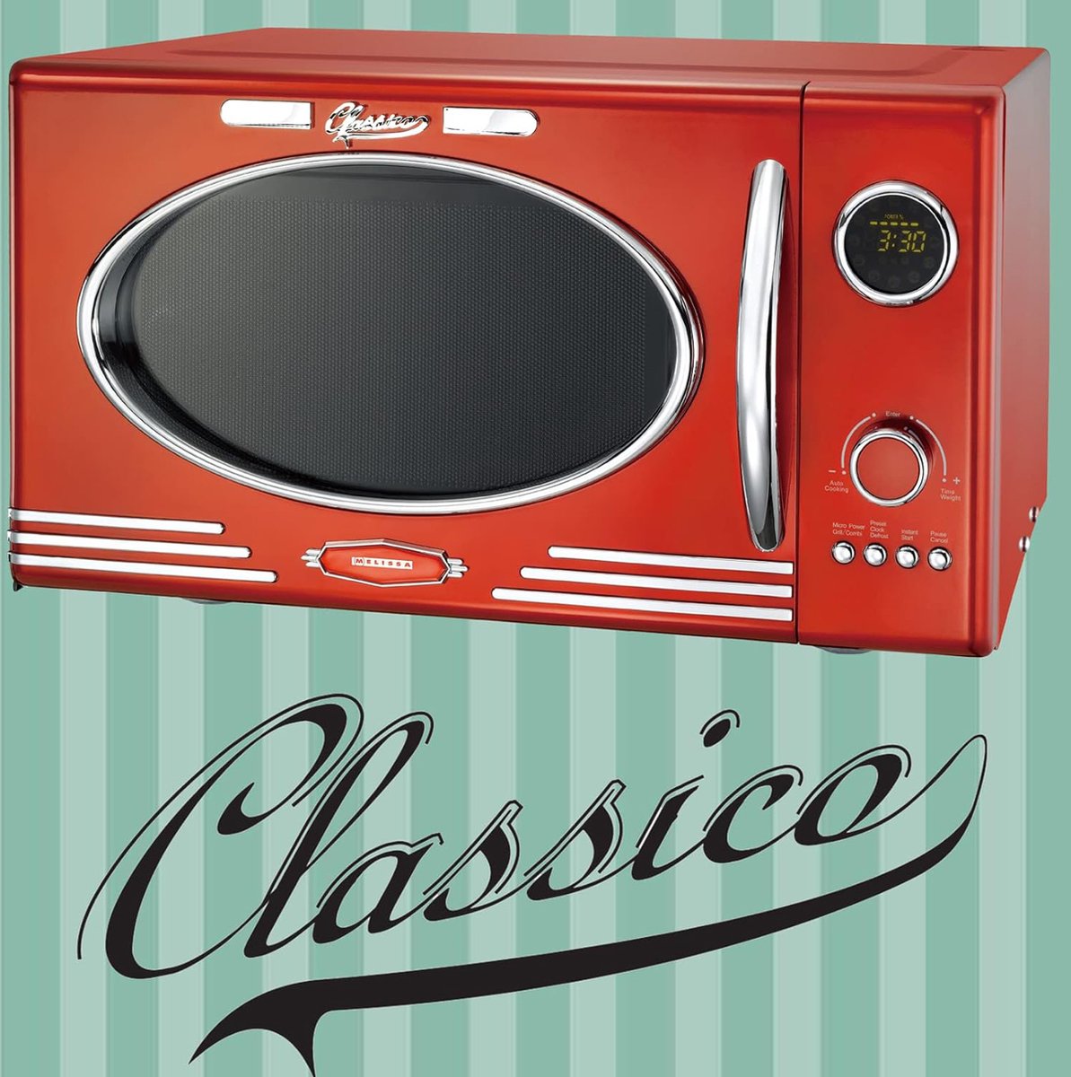 Melissa Solo-Magnetron 23L 800W Retro Rood 16330129