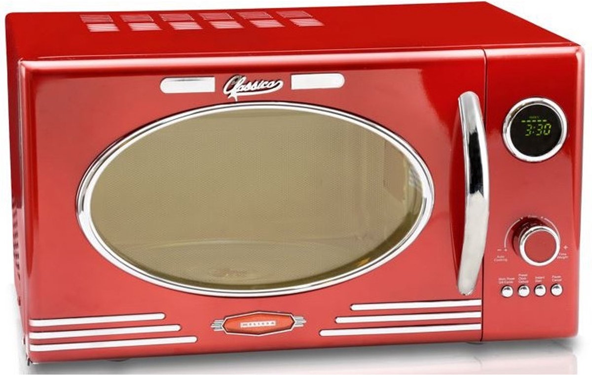 Melissa Solo-Magnetron 23L 800W Retro Rood 16330129