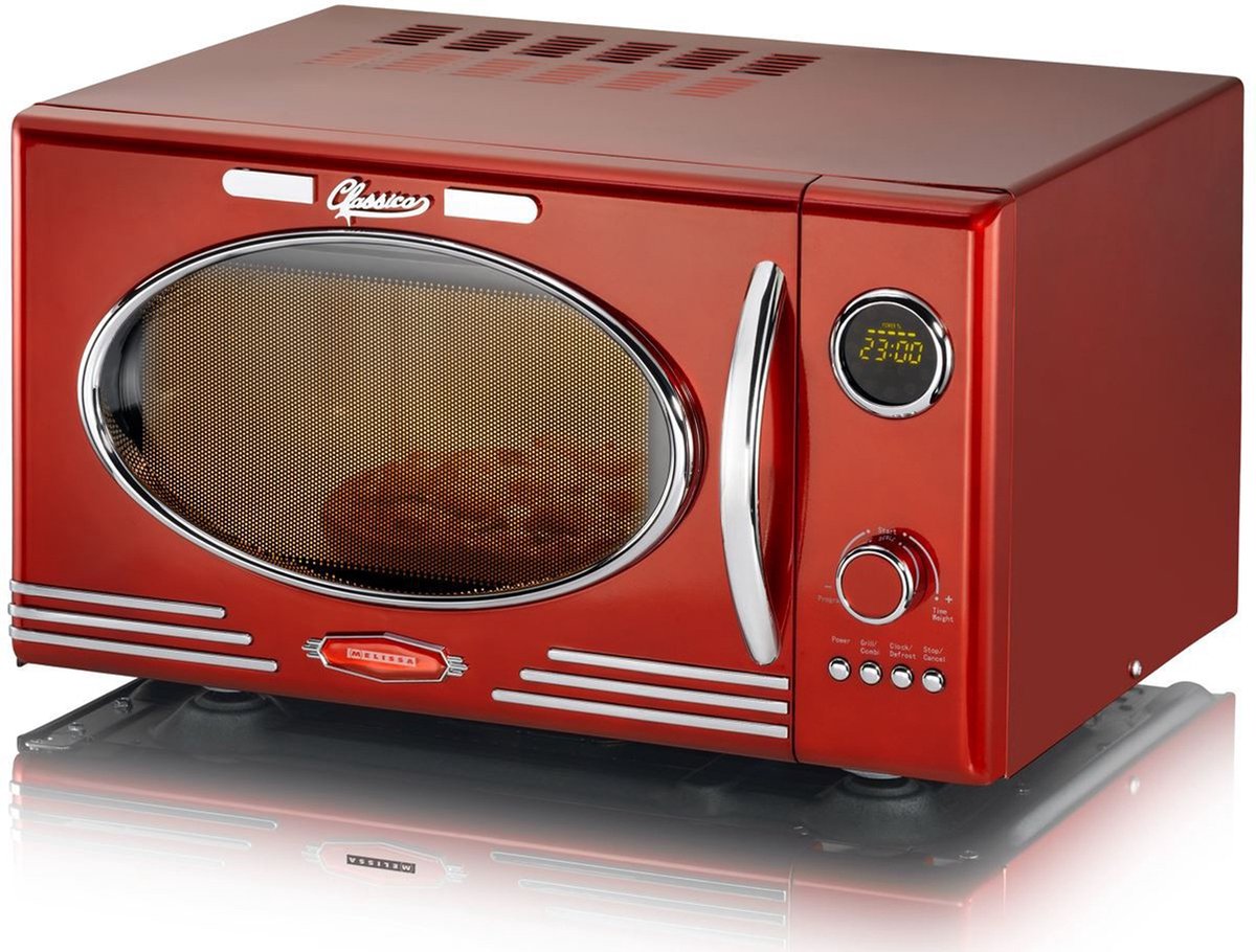 Melissa Solo-Magnetron 23L 800W Retro Rood 16330129