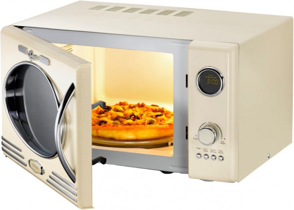 Melissa Solo Magnetron met Grill 23L 800W Crème Wit 16330128