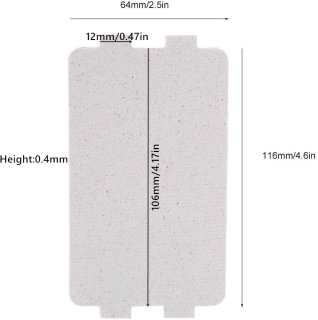De Mica Plaat Golfgeleider Cover voor Magnetron (5 stuks) in één oogopslag