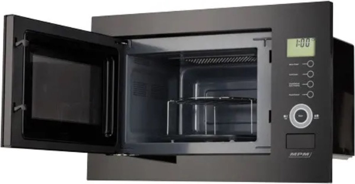 MPM Inbouw Combi Magnetron 25L Zwart