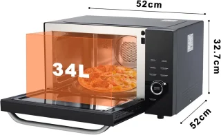 Multifunctionele magnetron 34L 1000W