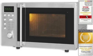 Onderbouw magnetron - inbouw oven - 20 liter - zilverkleurig