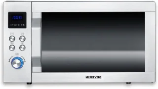 Ovenmagnetron 25 liter zwart RVS