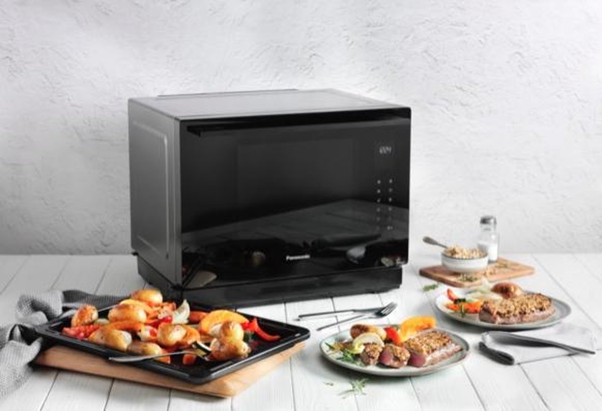 Panasonic NN-CS88LBEPG Combi-Magnetron Zwart 31L 1000W