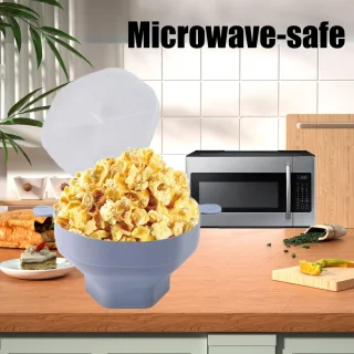 Popcornkom siliconen popcornschaal