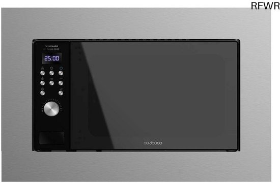 RFWR Ingebouwde magnetron 20L 700W zwart review