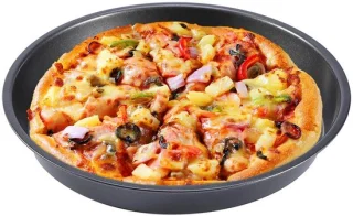 Ronde pizzabakplaat voor magnetron